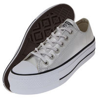 zapatillas converse all star plateadas